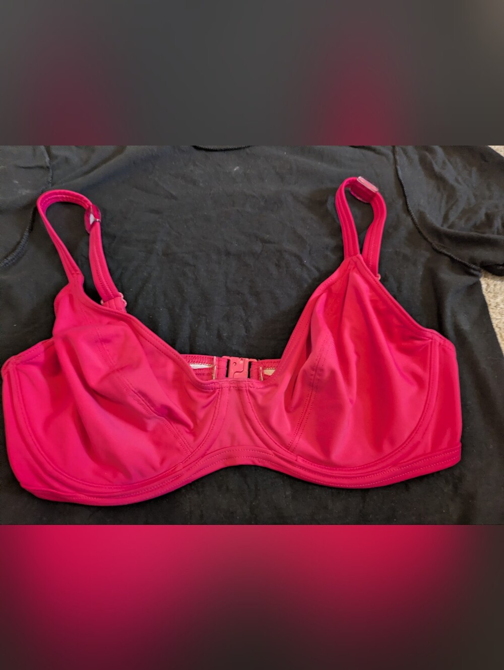 Freya Pink Underwire Bikini Top 34F